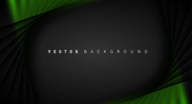 Yeşil ışık çizgi gölge koyu gri lüks arka plan