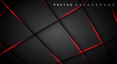 Kırmızı ışık çizgi gölge koyu gri lüks arka plan