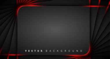 Kırmızı ışık çizgi gölge koyu gri lüks arka plan