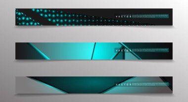 Reklam ve benzeri için uygun açık mavi arka planlar ile Vektör afiş. teknoloji tasarımı. eps 10