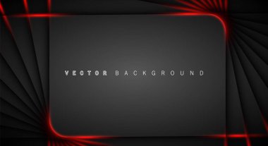 Kırmızı ışık çizgi gölge koyu gri lüks arka plan