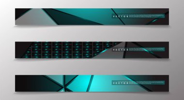 Reklam ve benzeri için uygun açık mavi arka planlar ile Vektör afiş. teknoloji tasarımı. eps 10