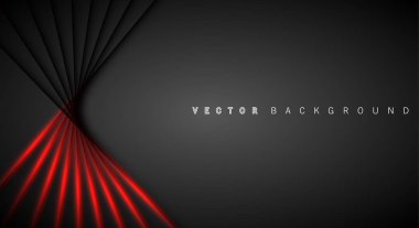 Kırmızı ışık çizgi gölge koyu gri lüks arka plan
