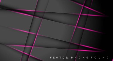 Pembe ışık çizgi gölge koyu gri lüks arka plan