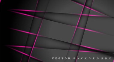 Pembe ışık çizgi gölge koyu gri lüks arka plan