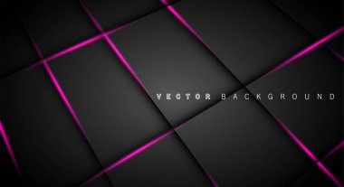 Pembe ışık çizgi gölge koyu gri lüks arka plan