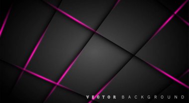 Pembe ışık çizgi gölge koyu gri lüks arka plan