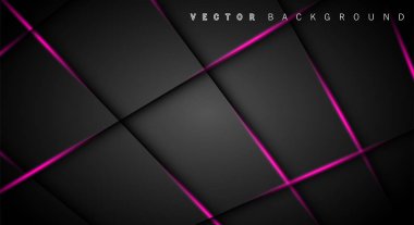 Pembe ışık çizgi gölge koyu gri lüks arka plan