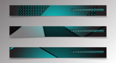 Reklam ve benzeri için uygun açık mavi arka planlar ile Vektör afiş. teknoloji tasarımı. eps 10