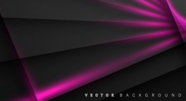 Pembe ışık çizgi gölge koyu gri lüks arka plan