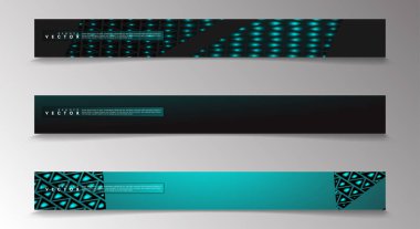 Reklam ve benzeri için uygun açık mavi arka planlar ile Vektör afiş. teknoloji tasarımı. eps 10