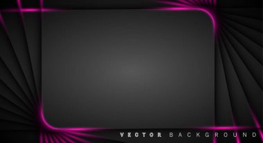 Pembe ışık çizgi gölge koyu gri lüks arka plan