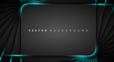 Mavi ışık çizgi gölge koyu gri lüks arka plan