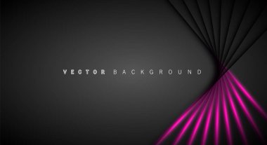 Pembe ışık çizgi gölge koyu gri lüks arka plan
