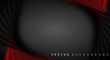 Kırmızı ışık çizgi gölge koyu gri lüks arka plan