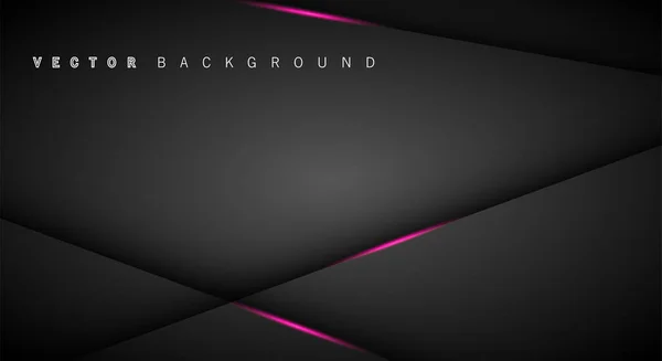 Růžový světelný stín s tmavým šedým pozadím — Stockový vektor