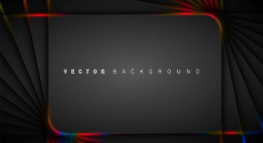 Tasarımınız için bir afiş arka planı ayarlayın. bir ışık hattının gölgesi. vektör grafik tasarım illüstrasyon