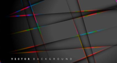 Tasarımınız için bir afiş arka planı ayarlayın. bir ışık hattının gölgesi. vektör grafik tasarım illüstrasyon