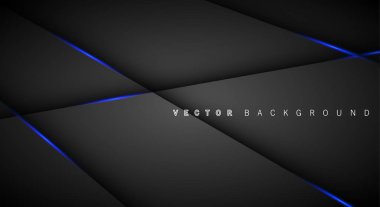 Mavi ışık çizgi gölge koyu gri lüks arka plan