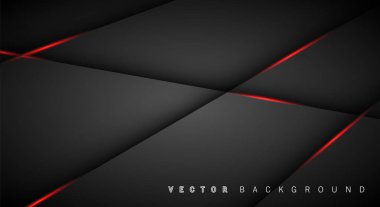 Kırmızı ışık çizgi gölge koyu gri lüks arka plan