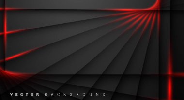 Kırmızı ışık çizgi gölge koyu gri lüks arka plan