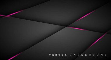 Pembe ışık çizgi gölge koyu gri lüks arka plan