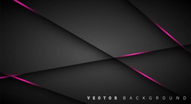 Pembe ışık çizgi gölge koyu gri lüks arka plan
