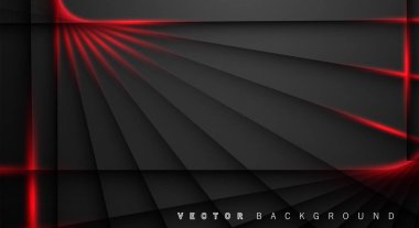 Kırmızı ışık çizgi gölge koyu gri lüks arka plan