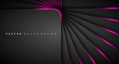 Pembe ışık çizgi gölge koyu gri lüks arka plan