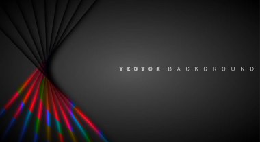 Tasarımınız için bir afiş arka planı ayarlayın. bir ışık hattının gölgesi. vektör grafik tasarım illüstrasyon