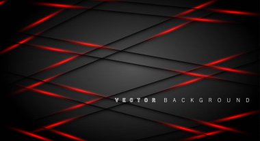 Kırmızı ışık çizgi gölge koyu gri lüks arka plan