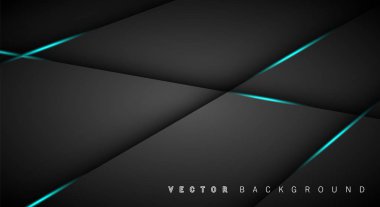 Mavi ışık çizgi gölge koyu gri lüks arka plan