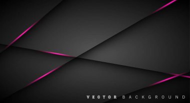 Pembe ışık çizgi gölge koyu gri lüks arka plan