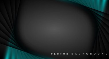 Mavi ışık çizgi gölge koyu gri lüks arka plan