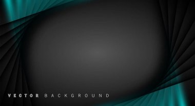 Mavi ışık çizgi gölge koyu gri lüks arka plan