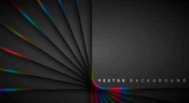 Tasarımınız için bir afiş arka planı ayarlayın. bir ışık hattının gölgesi. vektör grafik tasarım illüstrasyon