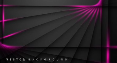 Pembe ışık çizgi gölge koyu gri lüks arka plan