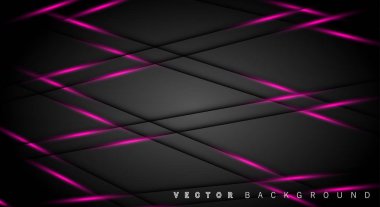 Pembe ışık çizgi gölge koyu gri lüks arka plan