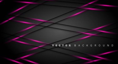 Pembe ışık çizgi gölge koyu gri lüks arka plan