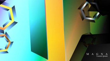 Örtüşen altıgen vektör arka planlar. herhangi bir arka plan için uygundur. Eps 10'da kapak tasarımı. metin için siyah alan