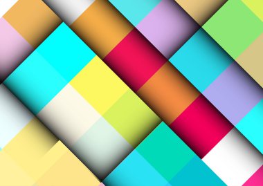 kare kare ile soyut renkli arka plan. vektör geometrik.