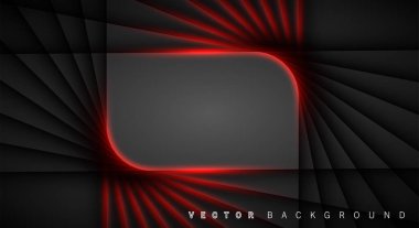 Kırmızı ışık çizgi gölge koyu gri lüks arka plan