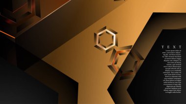 gradyan altıgen şekilli soyut vektör arka planı. arka plan her şey için uygundur. eps 10