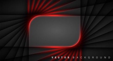 Kırmızı ışık çizgi gölge koyu gri lüks arka plan
