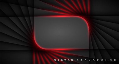 Kırmızı ışık çizgi gölge koyu gri lüks arka plan