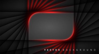 Kırmızı ışık çizgi gölge koyu gri lüks arka plan