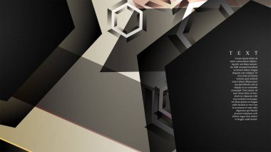 gradyan altıgen şekilli soyut vektör arka planı. arka plan her şey için uygundur. eps 10