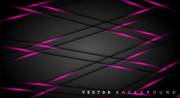 Рожева світла лінія тінь темно-сірий розкішний фон — стоковий вектор