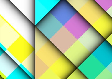 kare kare ile soyut renkli arka plan. vektör geometrik.