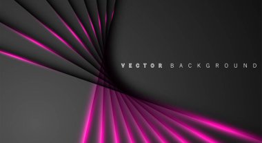 Pembe ışık çizgi gölge koyu gri lüks arka plan